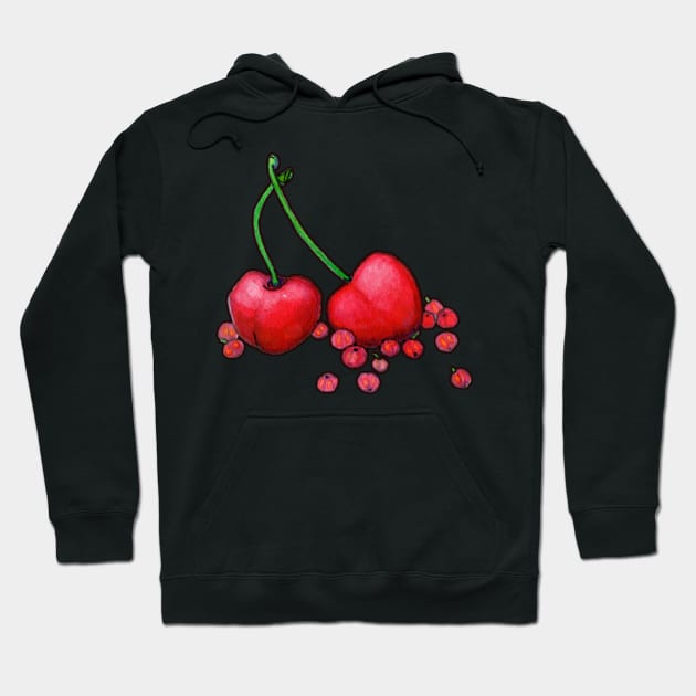 Cherries and currants Hoodie by ThisIsNotAnImageOfLoss